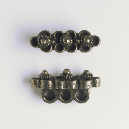 3 Strand Spacer Bar - Brass