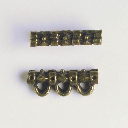 3 Strand Spacer Bar - Brass