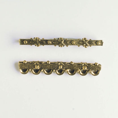 7 Strand Spacer Bar - Gold
