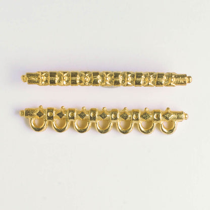 7 Strand Spacer Bar - Gold