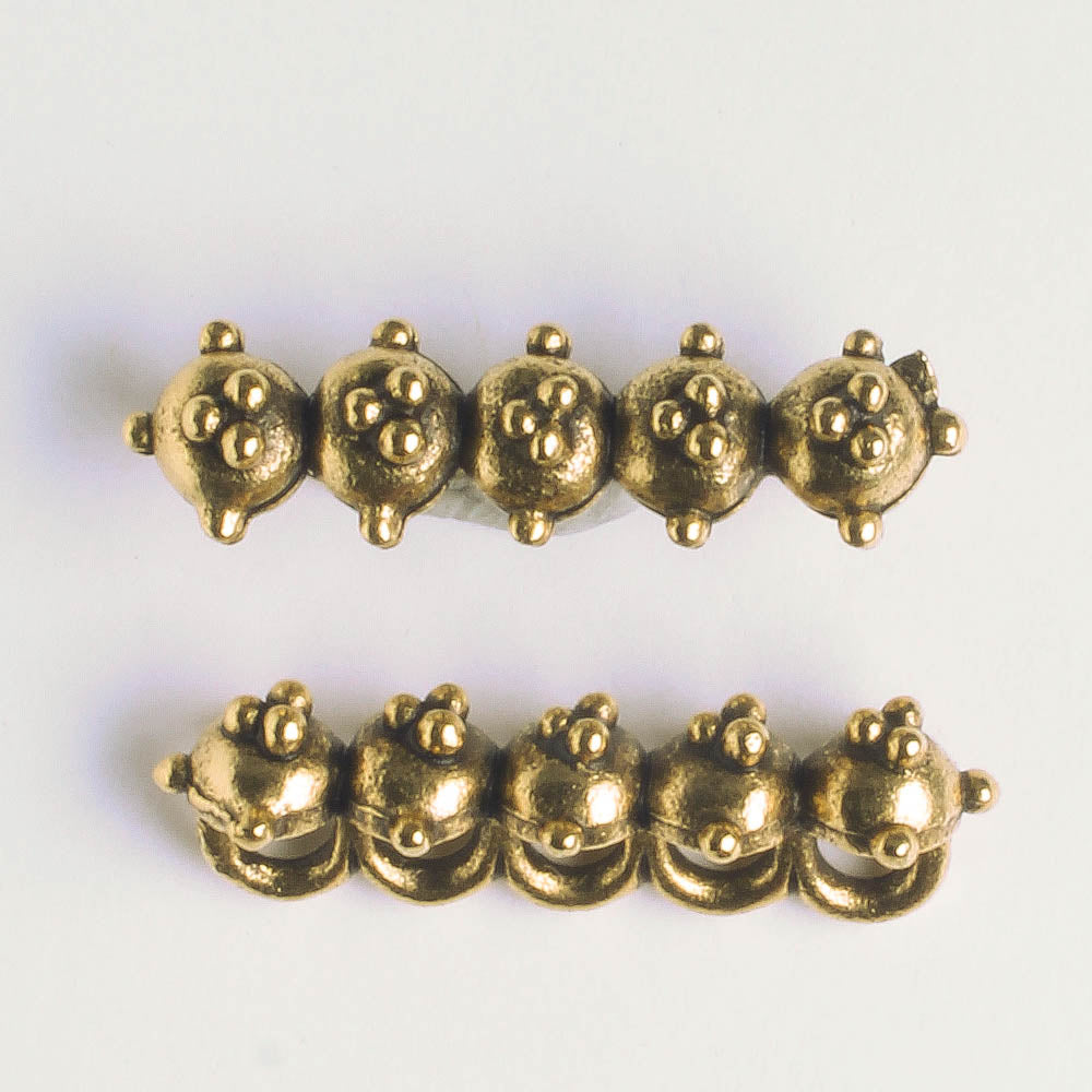 5 Strand Spacer Bar - Gold