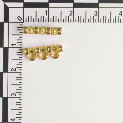 3 Strand Spacer Bar - Gold