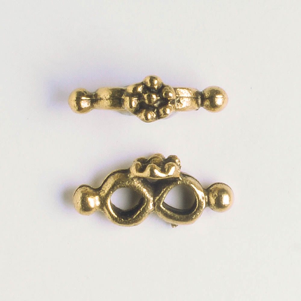 2 Strand Spacer Bar - Gold