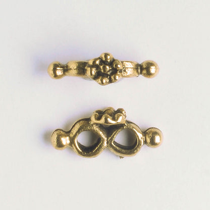 2 Strand Spacer Bar - Gold