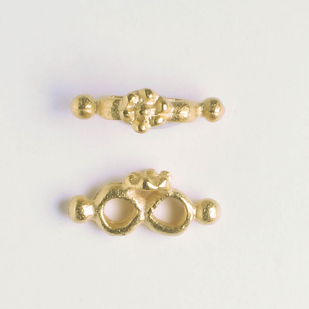 2 Strand Spacer Bar - Gold