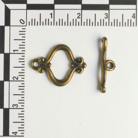 Toggle Clasp - Brass