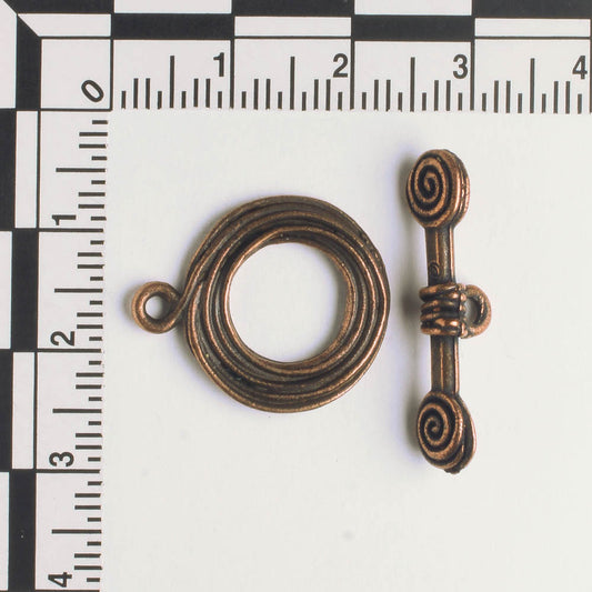Toggle Clasp - Copper