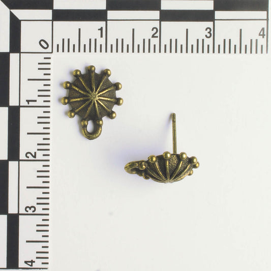 Earring - Brass - Pair