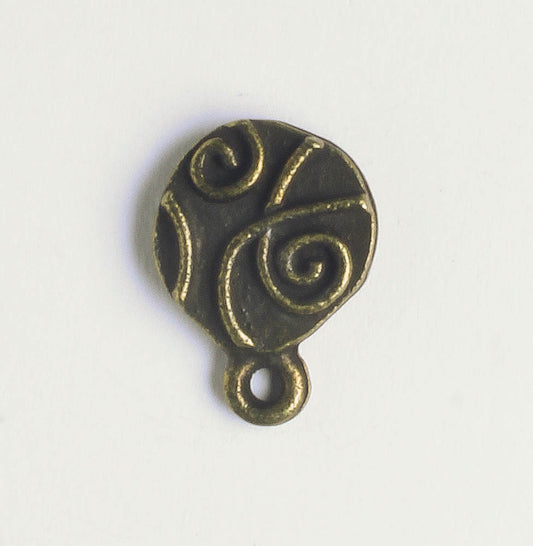 Earring - Brass - Pair