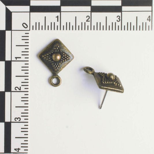 Earring - Brass - Pair