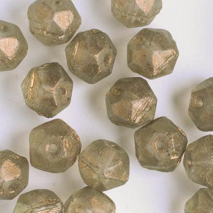 10mm English Cut - Bronze Aqua