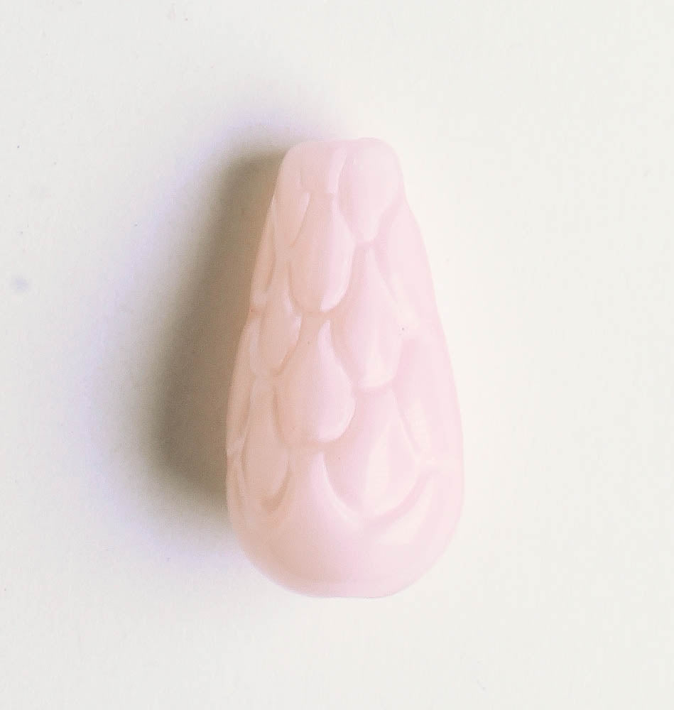 Textured Drop Bead - PInk
