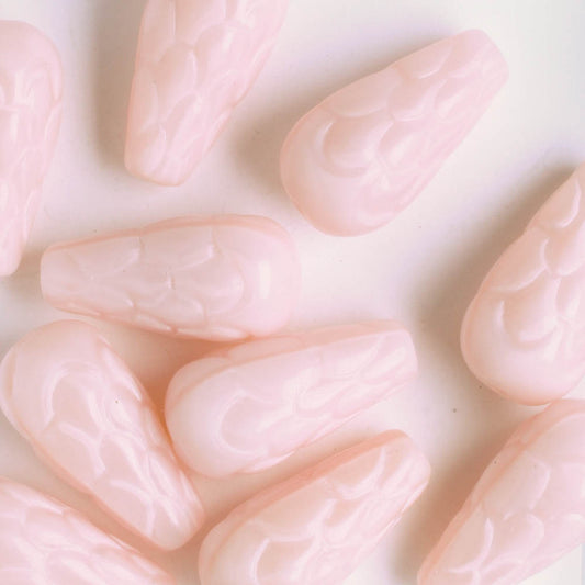 Textured Drop Bead - PInk