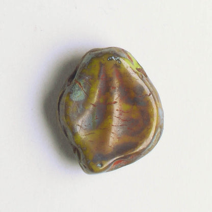 Leaf Bead - Brown