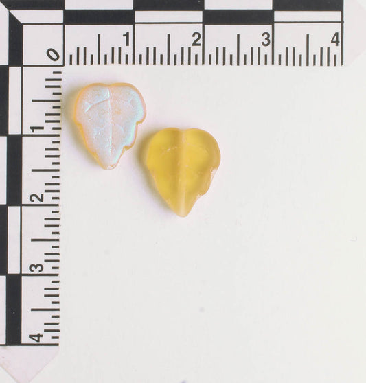 Leaf Bead - Topaz AB
