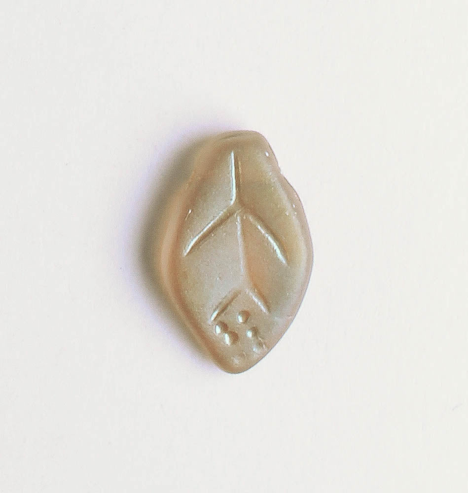 Leaf Bead - Matte Coffee AB