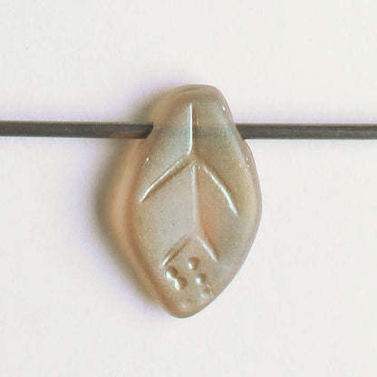 Leaf Bead - Matte Coffee AB