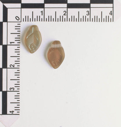 Leaf Bead - Matte Coffee AB