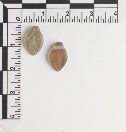 Leaf Bead - Matte Coffee AB