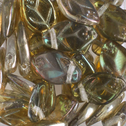 Leaf Bead - Coffee AB