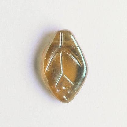 Leaf Bead - Coffee AB
