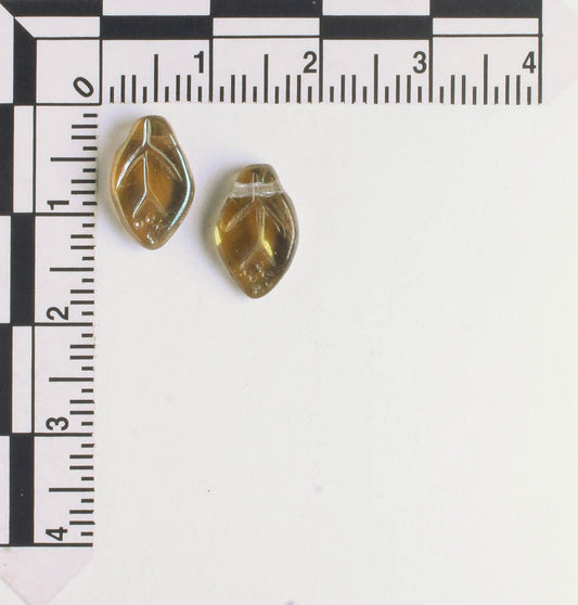 Leaf Bead - Coffee AB