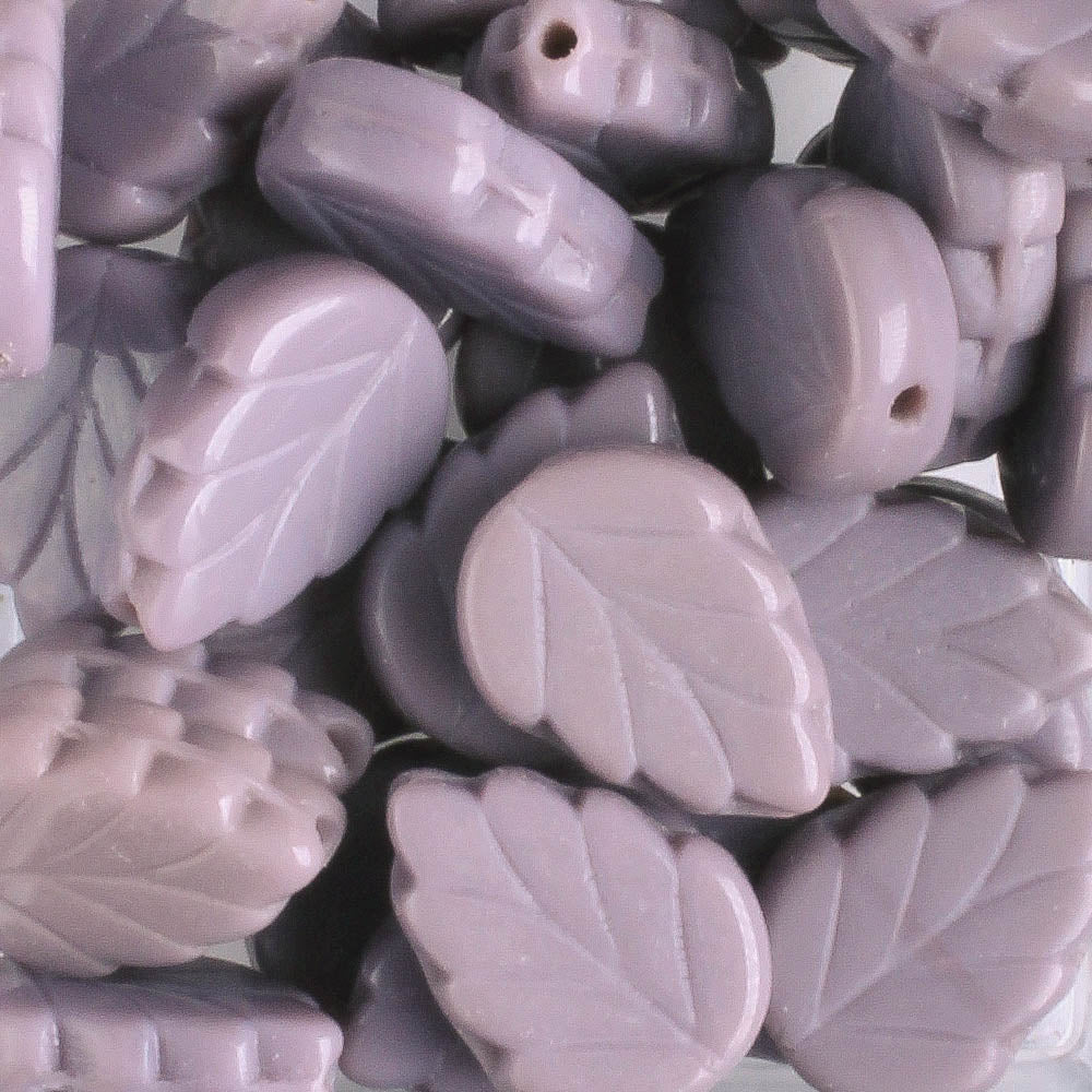 Leaf Bead - Lavender
