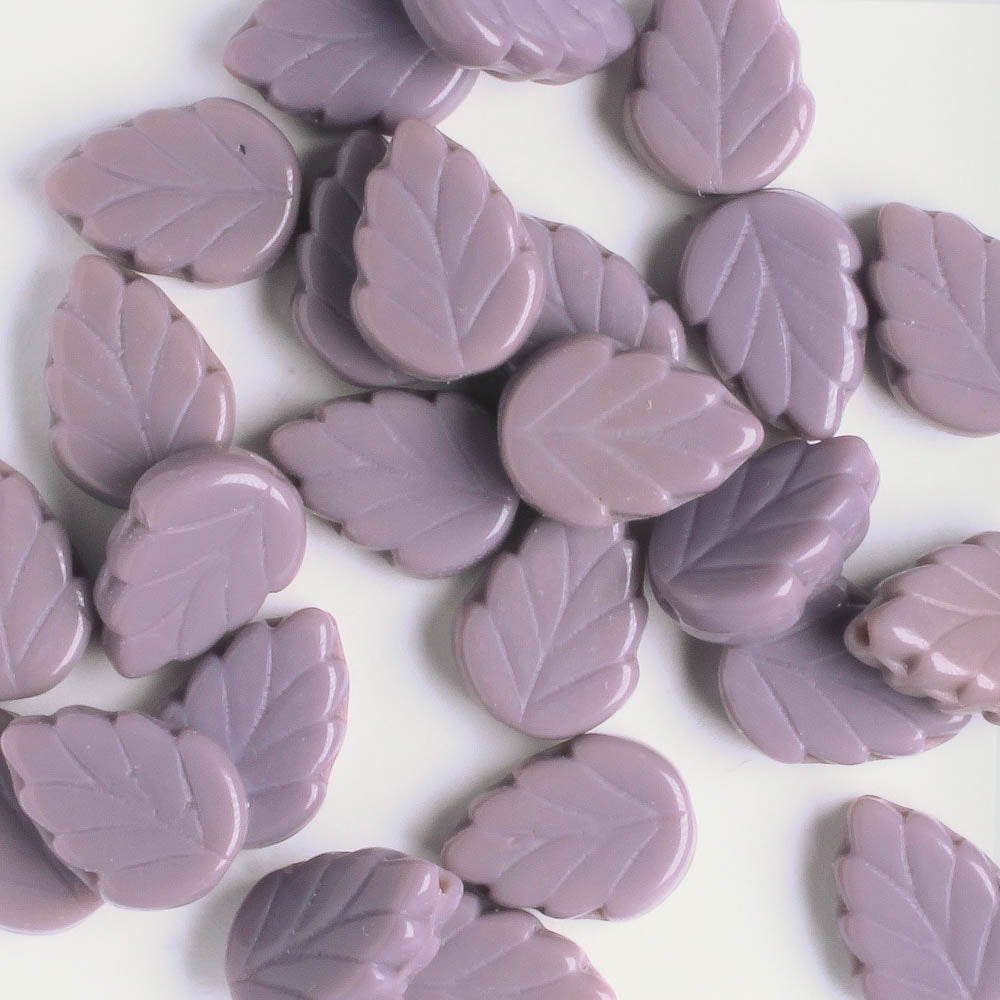 Leaf Bead - Lavender
