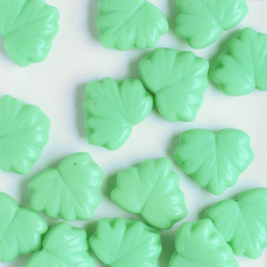 Leaf Bead - Mint Green