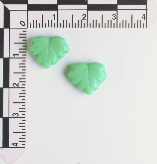 Leaf Bead - Mint Green