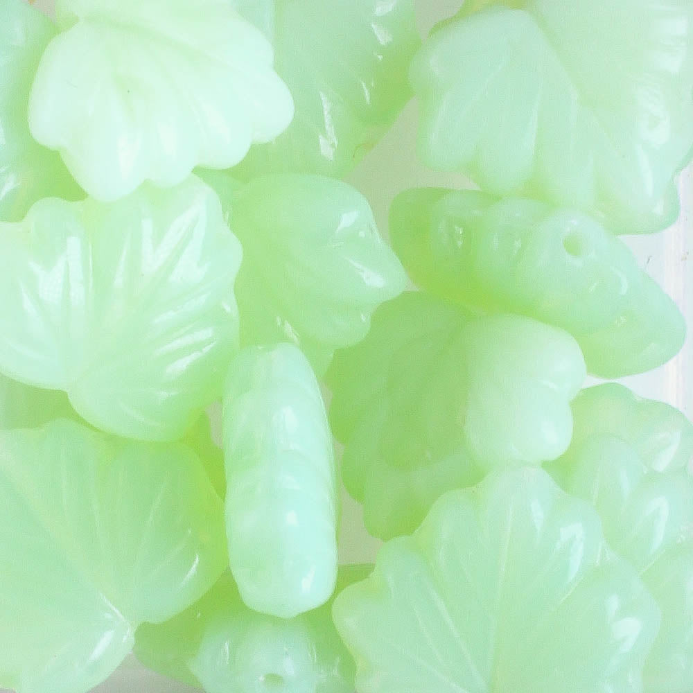 Leaf Bead - Celadon