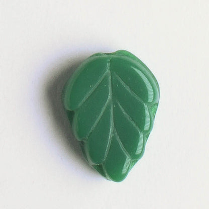 Leaf Bead - Pine Green