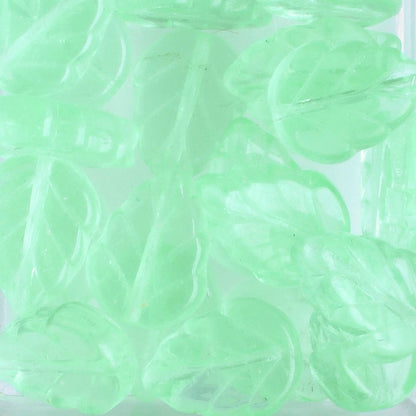 Leaf Bead - Light Green