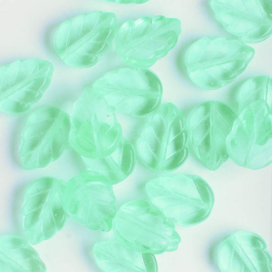 Leaf Bead - Light Green