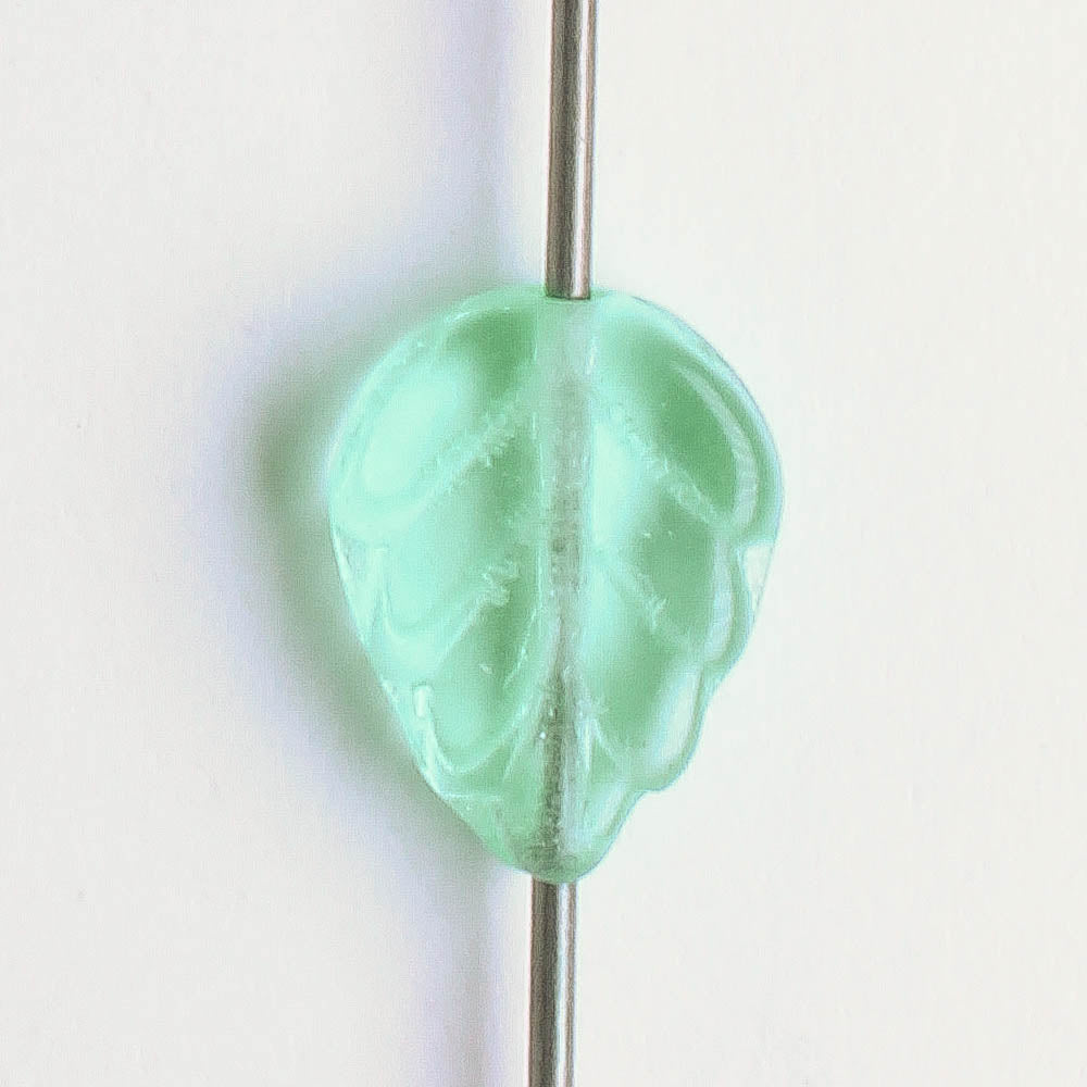 Leaf Bead - Light Green