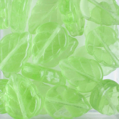 Leaf Bead - Peridot