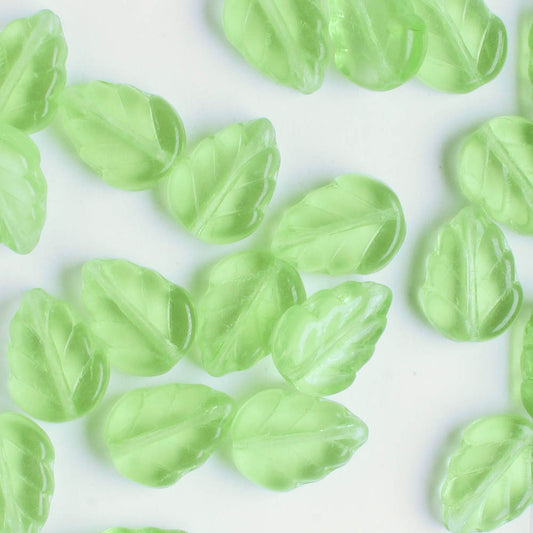 Leaf Bead - Peridot