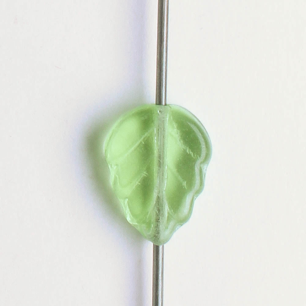 Leaf Bead - Peridot