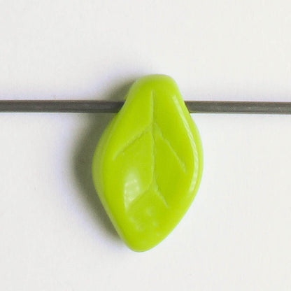 Leaf Bead - Chartreuse