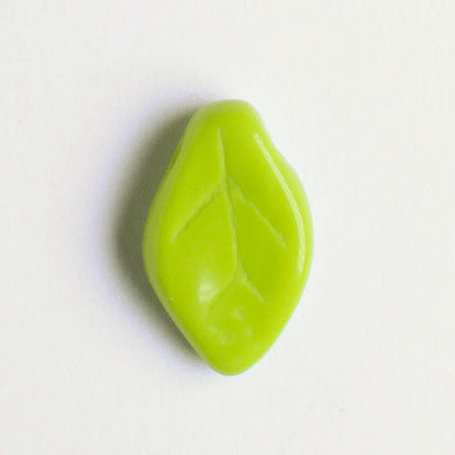 Leaf Bead - Chartreuse