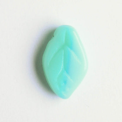 Leaf Bead - Blue/Green