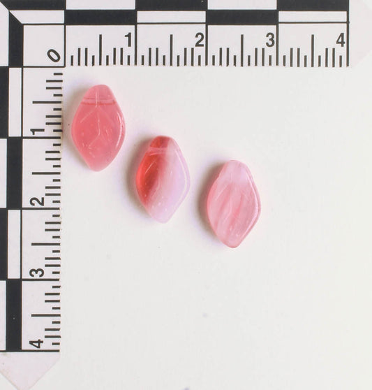 Leaf Bead - Pink