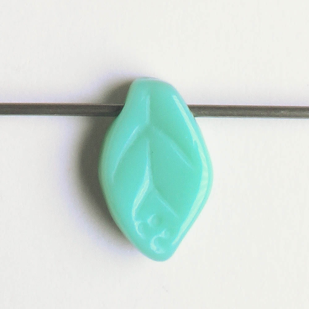 Leaf Bead - Turquoise