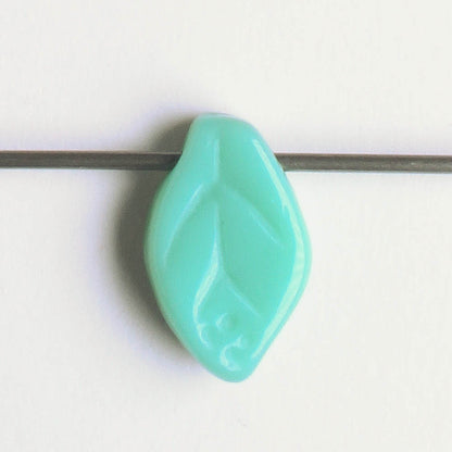 Leaf Bead - Turquoise