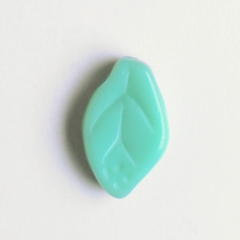 Leaf Bead - Turquoise