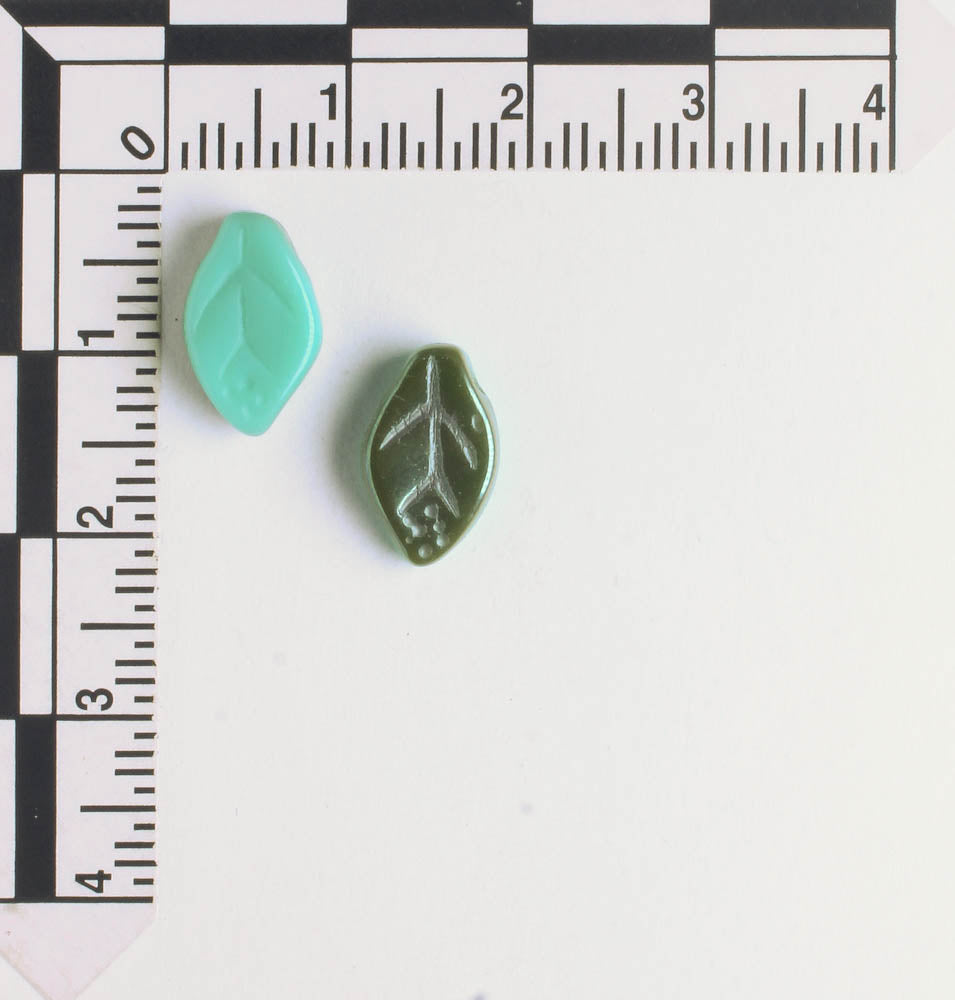 Leaf Bead - Turquoise