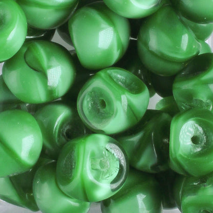Mushroom Button Bead - Green