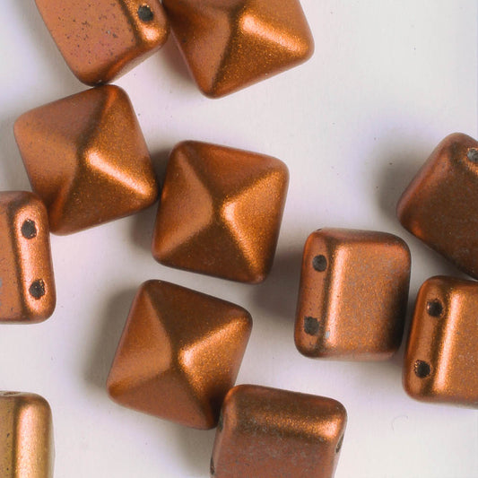 12mm Pyramid Stud - Bronze Red