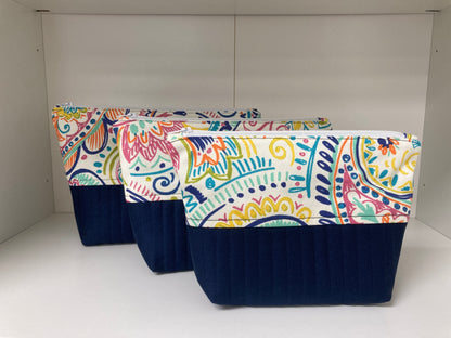 Set of 3 Nesting Zippered Pouches