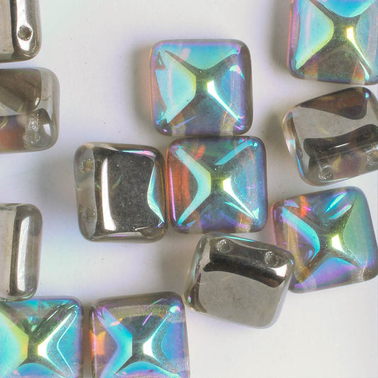 12mm Pyramid Stud - Dark Grey Iris